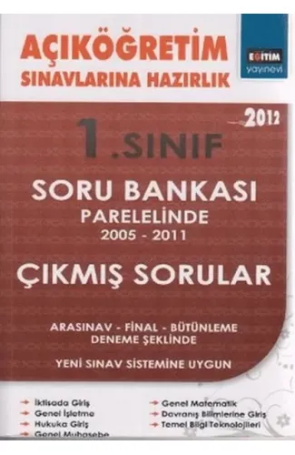 1. Sınıf Açıköğretim Sınavlarına Hazırlık