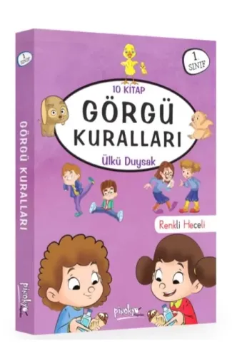 1. Sınıf Görgü Kuralları Serisi - 10 Kitaplık Set