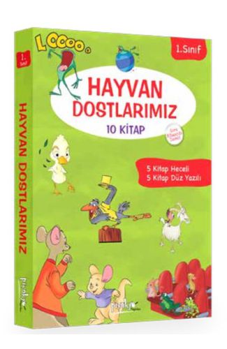 1. Sınıf Hayvan Dostlarımız Serisi - 10 Kitaplık Set