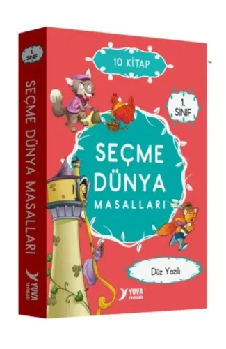 1. Sınıf Seçme Dünya Masalları - 10 Kitap