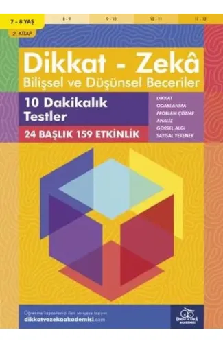 10 Dakikalık Testler (7-8 Yaş) - Dikkat Zeka