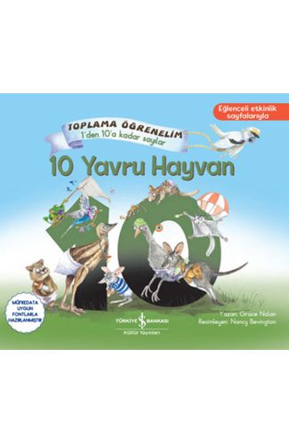 10 Yavru Hayvan - Toplama Öğrenelim 1'den 10'a Sayılar