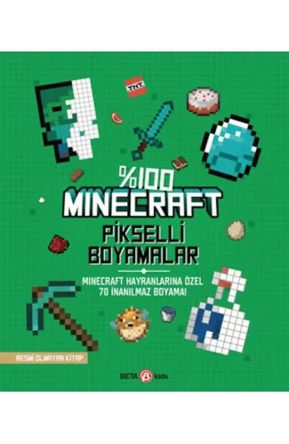 %100 Minecraft Pikselli Boyamalar