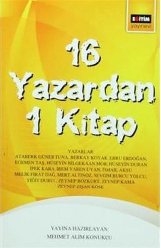 16 Yazardan 1 Kitap