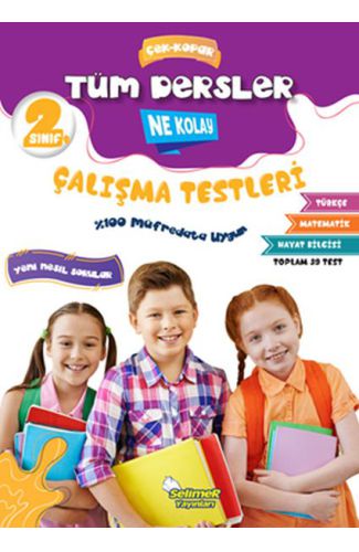 2. Sınıf Tüm Dersler Çek-Kopar Ne Kolay Çalışma Testleri