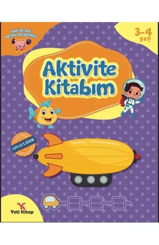 3-4 Yaş Aktivite Kitabı