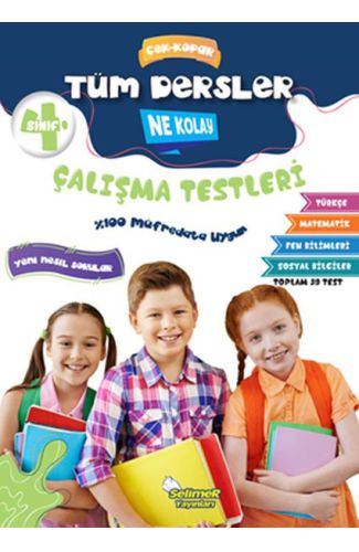 4. Sınıf Tüm Dersler Çek-Kopar Ne Kolay Çalışma Testleri