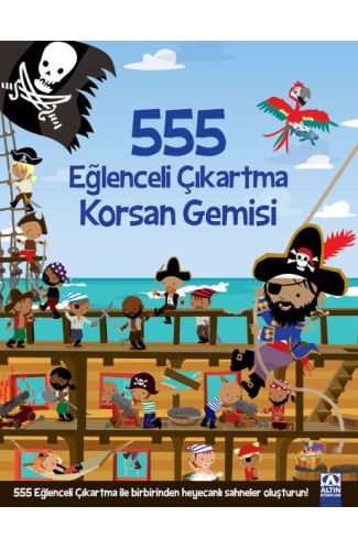 555 Eğlenceli Çıkartma Korsan Gemisi