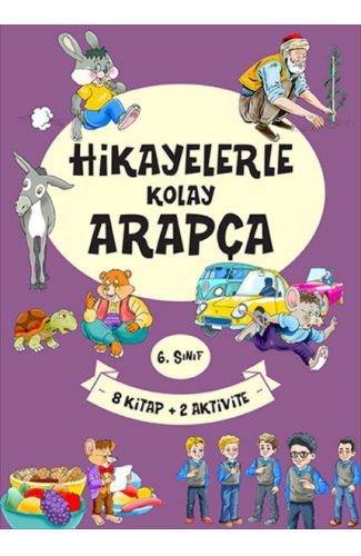 6. Sınıf Hikayelerle Kolay Arapça (8 Kitap + 2 Aktivite)