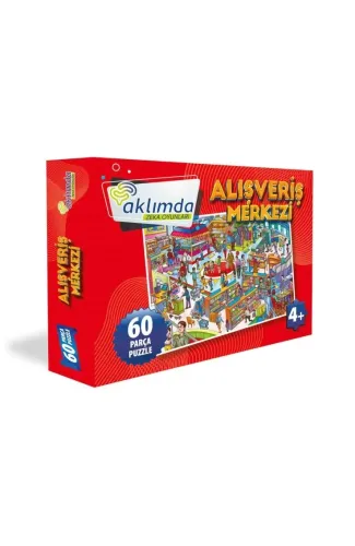 60 Parça Puzzle Alışveriş Merkezi