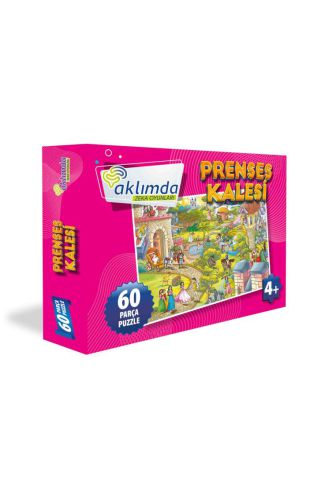 60 Parça Puzzle Prenses Kalesi