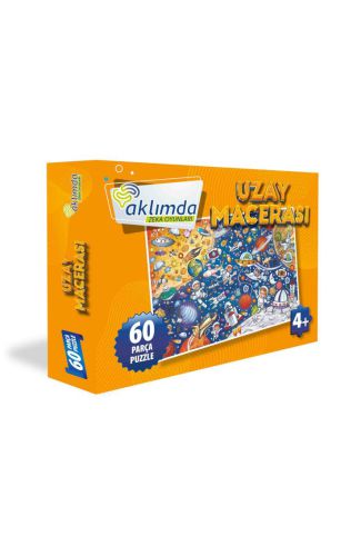 60 Parça Puzzle Uzay Macerası