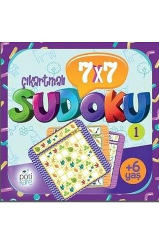 7 x 7 Sudoku - 1 (Çıkartmalı)