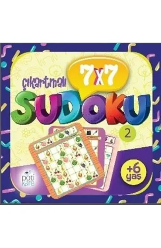 7 x 7 Sudoku - 2 (Çıkartmalı)