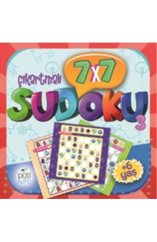 7 x 7 Sudoku - 3 (Çıkartmalı)