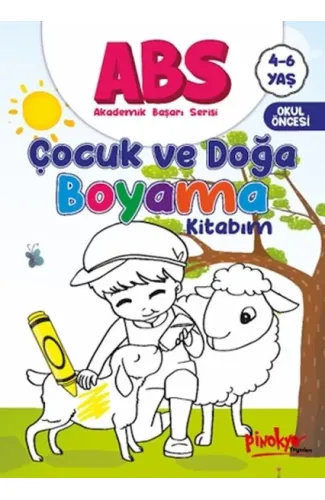 ABS 4-6 Yaş Çocuk ve Doğa Boyama Kitabım