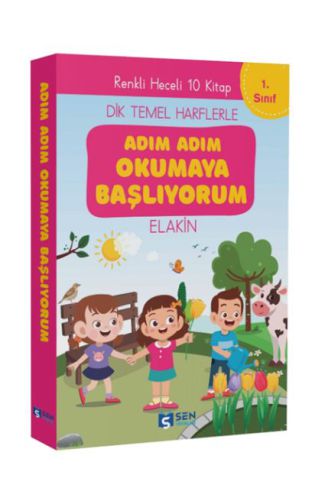 Adım Adım Okumaya Başlıyorum İlk Okuma Kitapları  Set  (10 Kitap)