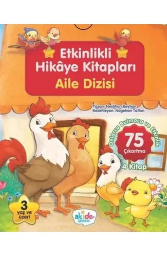 Aile Dizisi - Etkinlikli Hikaye Kitapları (4 Kitap Takım)