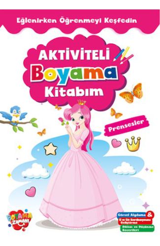 Aktiviteli Boyama Kitabı Prensesler