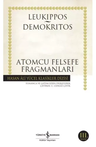 Atomcu Felsefe Fragmanları - Hasan Ali Yücel Klasikleri