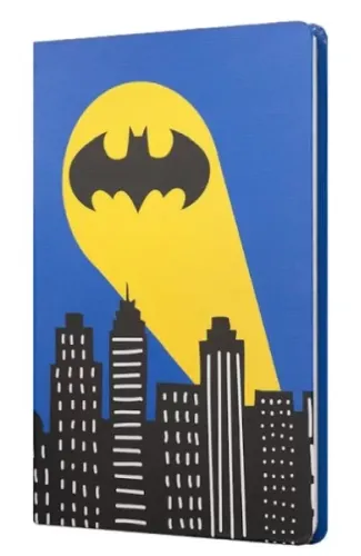 Batman Sert Kapak Butik Defter Mavi