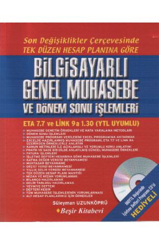 Bilgisayarlı Genel Muhasebe