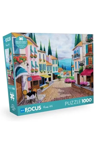 Blue Focus Beatıful Coastal Street (Güzel Sahil) - 1000 Parça