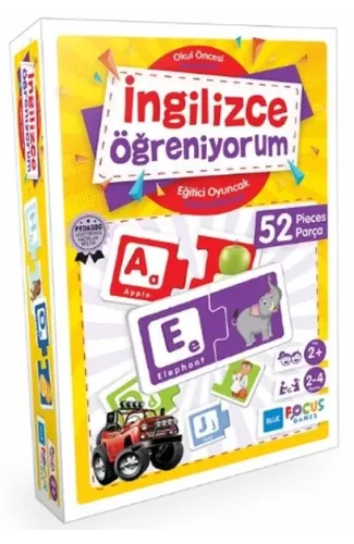 Blue Focus İngilizce Öğreniyorum - Eğitici Oyunlar 52 Parça