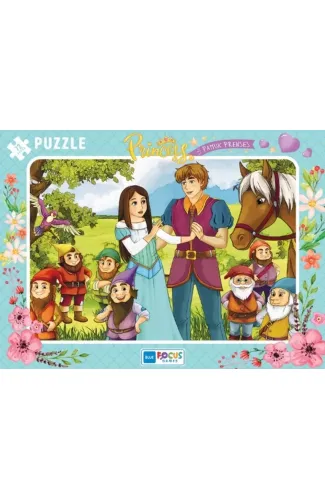 Blue Focus Princess Pamuk Prenses - Puzzle 72 Parça