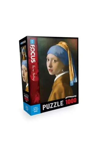 Blue Focus Puzzle İnci Küpeli Kız 1000 Parça