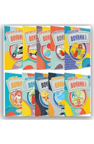 Boyama Kitapları (10 Kitap Takım)