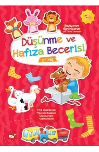 Büyüyorum Öğreniyorum Okul Öncesi Etkinlikleri - Düşünme ve Hafıza Becerisi 5+Yaş