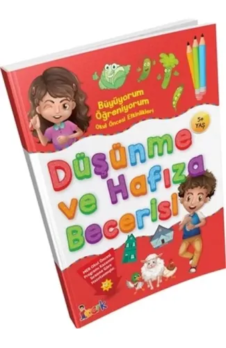 Büyüyorum Öğreniyorum Okul Öncesi Etkinlikleri Düşünme ve Hafıza Becerisi