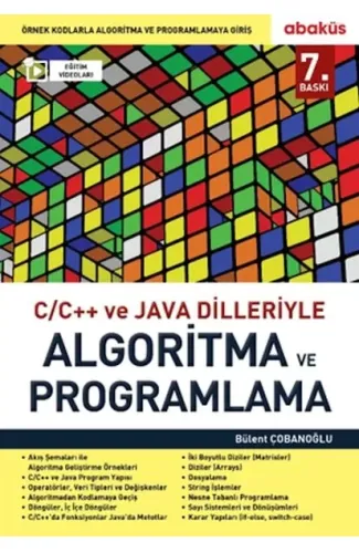 C C++ ve Java Dilleriyle Algoritma ve Programlama