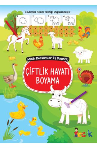 Çiftlik Hayatı Boyama - Minik Ressamlar İş Başında