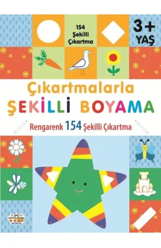 Çıkartmalarla Şekilli Boyama 3 Yaş Üstü