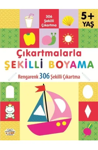 Çıkartmalarla Şekilli Boyama 5 Yaş Üstü