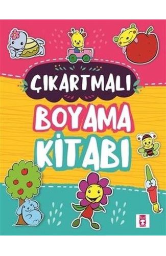 Çıkartmalı Boyama Kitabı (Sticker Hediyeli)