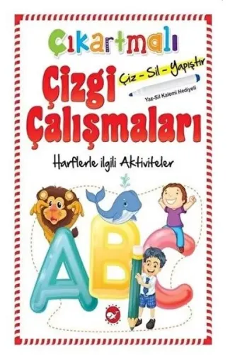 Çıkartmalı Çizgi Çalışmaları - Harflerle İlgili Aktiviteler