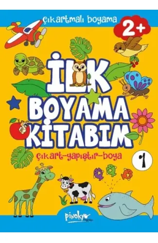 Çıkartmalı İlk Boyama Kitabım 2+ Yaş-1