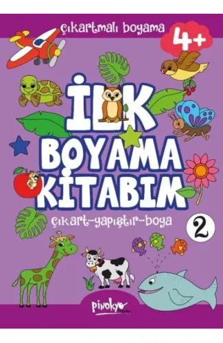 Çıkartmalı İlk Boyama Kitabım 4+ Yaş-2