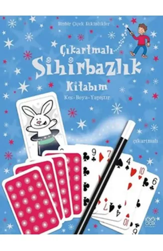 Çıkartmalı Sihirbazlık Kitabım / Kes -Boya - Yapıştır