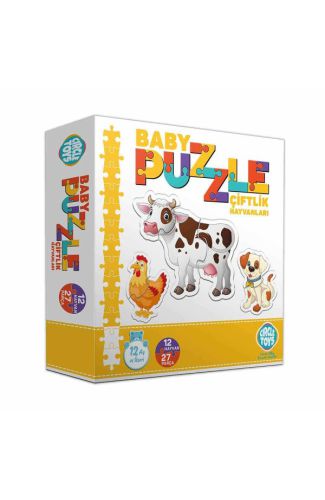 Circle Toys Baby Puzzle Çiftlik Hayvanları