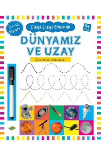 Çizgi Çizgi Etkinlik - Dünyamız ve Uzay (4+ Yaş)