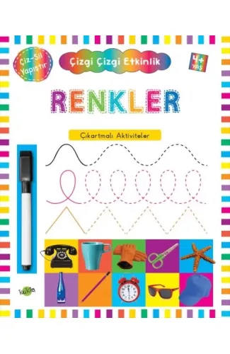 Çizgi Çizgi Etkinlik - Renkler (4+ Yaş)