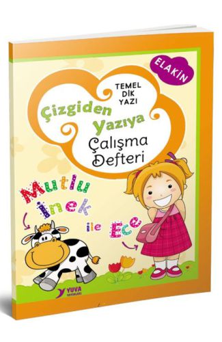 Çizgiden Yazıya Çalışma Defteri-Dik Temel Harflerle