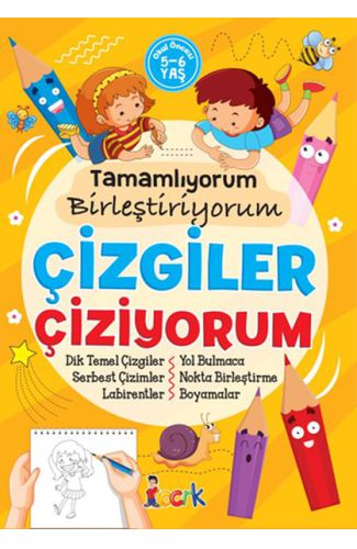 Çizgiler Çiziyorum - Tamamlıyorum Birleştiriyorum