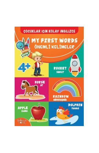 Çocuklar İçin Kolay İngilizce - My First Words Önemli Kelimeler