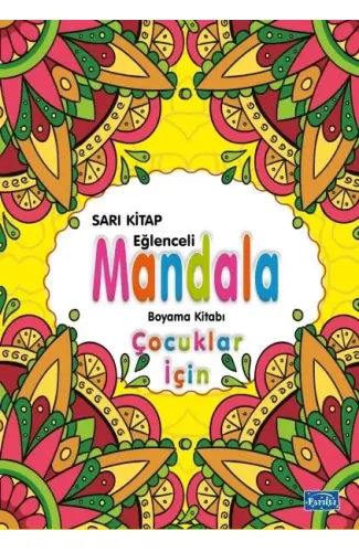 Çocuklar İçin Mandala Sarı