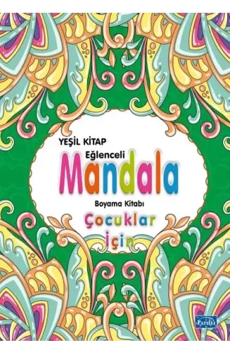 Çocuklar İçin Mandala Yeşil